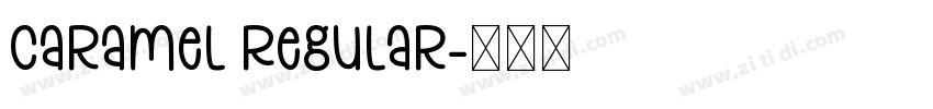 Caramel Regular字体转换